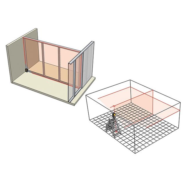 Нивелир лазерный STABILA LAX 300, отвес, точность ±0,3 мм/м, фото , изображение 9 | SNABZHENIE.com.ua