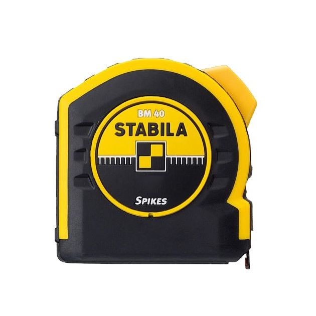 Рулетка STABILA BM40, 10 м х 27 мм, поліамідне покриття, гачок Spikes, фото  | SNABZHENIE.com.ua