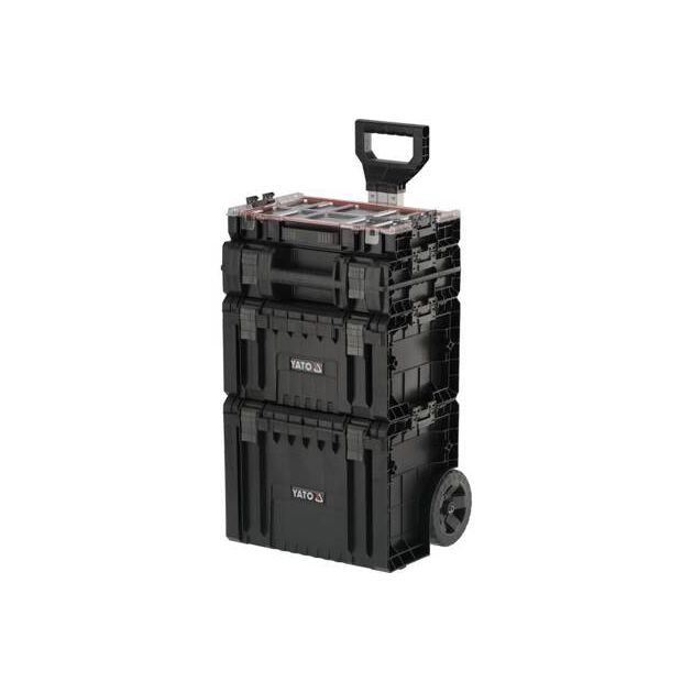 Ящики для инструментов YATO 4 шт, 770x450x380 мм, на колесах, фото  | SNABZHENIE.com.ua