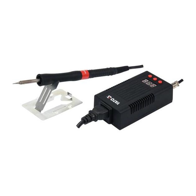 Паяльная станция YATO 110-230V, 75Вт, t° 90-480°C, жало T12, LCD, фото  | SNABZHENIE.com.ua