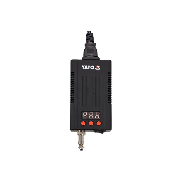Паяльна станція YATO (110-230 V, 75 Вт, t° 90-480°С, жало тип T12, LCD табло), фото  | SNABZHENIE.com.ua