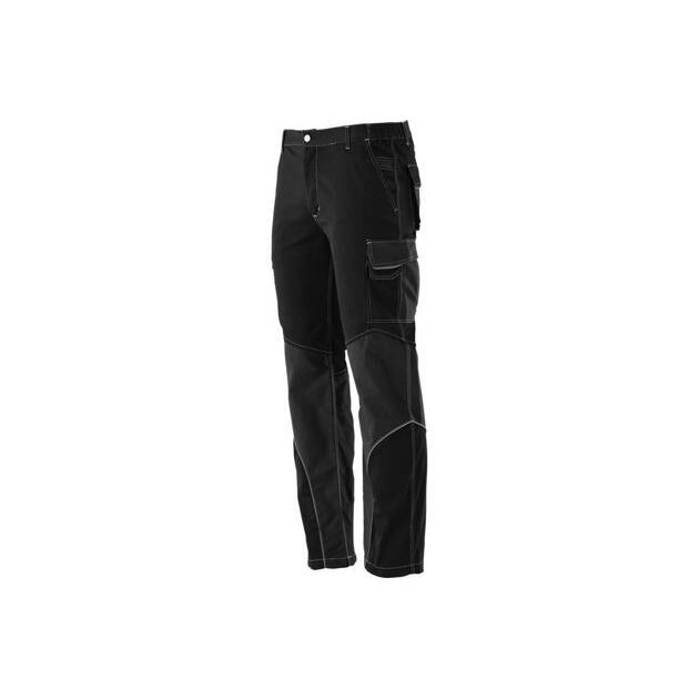 Рабочие брюки черные YATO, 3XL, 9 карманов, 64% полиэстер, 34% хлопок, фото  | SNABZHENIE.com.ua