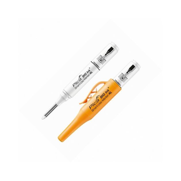 Маркер Pica BIG Ink Smart-Use XL, 170/52, белый, длинный носик, фото  | SNABZHENIE.com.ua