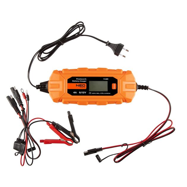 Автоматическое зарядное устройство 4A / 70W для 3-120Ah аккумуляторов NEO, фото  | SNABZHENIE.com.ua