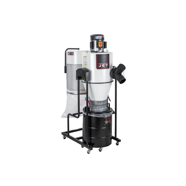 Вытяжная установка Циклон JET JCDC-1.5 230V, 1,5кВт, 1600м³/год, 75L, фото  | SNABZHENIE.com.ua