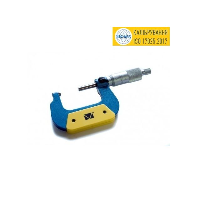 Микрометр гладкий 0-25 мм МК-25, фото , изображение 2 | SNABZHENIE.com.ua