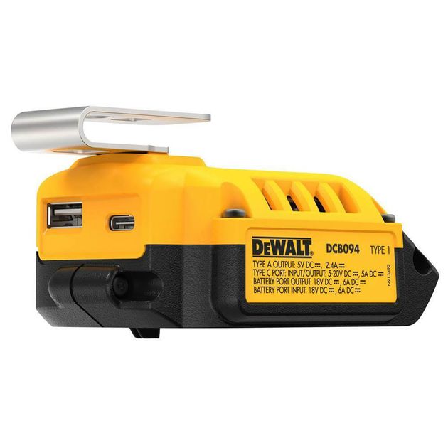 USB адаптер DeWALT DCB094K, фото , зображення 2 | SNABZHENIE.com.ua USB адаптер DeWALT DCB094K, фото , зображення 2 | SNABZHENIE.com.ua