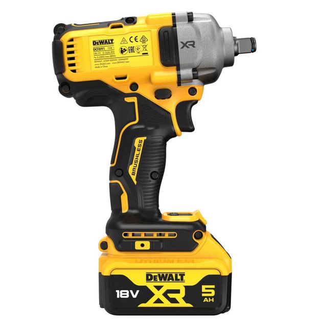 Гайковерт ударний акумуляторний безщітковий DeWALT DCF891P2T, фото , зображення 5 | SNABZHENIE.com.ua Гайковерт ударний акумуляторний безщітковий DeWALT DCF891P2T, фото , зображення 5 | SNABZHENIE.com.ua