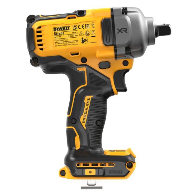 Гайковерт ударний акумуляторний безщітковий DeWALT DCF892NT, фото , зображення 5 | SNABZHENIE.com.ua Гайковерт ударний акумуляторний безщітковий DeWALT DCF892NT, фото , зображення 5 | SNABZHENIE.com.ua