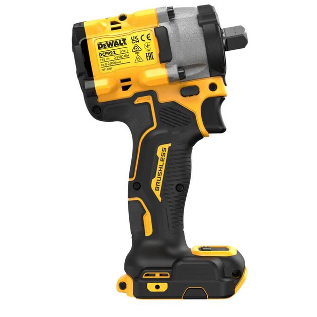 Гайковерт ударний акумуляторний безщітковий DeWALT DCF922N, фото , зображення 4 | SNABZHENIE.com.ua Гайковерт ударний акумуляторний безщітковий DeWALT DCF922N, фото , зображення 4 | SNABZHENIE.com.ua