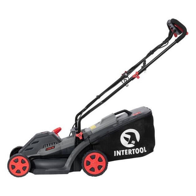 Газонокосилка електрична 1400 Вт INTERTOOL DT-2264, фото , зображення 2 | SNABZHENIE.com.ua Газонокосилка електрична 1400 Вт INTERTOOL DT-2264, фото , зображення 2 | SNABZHENIE.com.ua