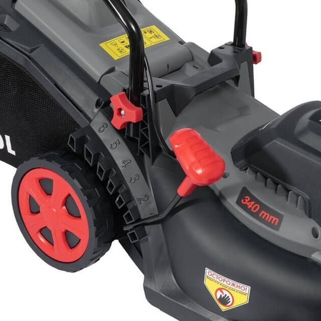 Газонокосилка електрична 1400 Вт INTERTOOL DT-2264, фото , зображення 6 | SNABZHENIE.com.ua Газонокосилка електрична 1400 Вт INTERTOOL DT-2264, фото , зображення 6 | SNABZHENIE.com.ua