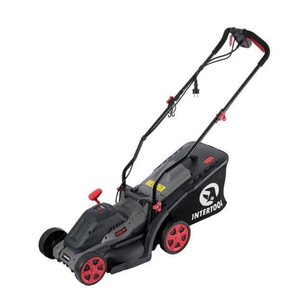 Электрическая газонокосилка INTERTOOL DT-2264, 1400 Вт, 340 мм, фото  | SNABZHENIE.com.ua