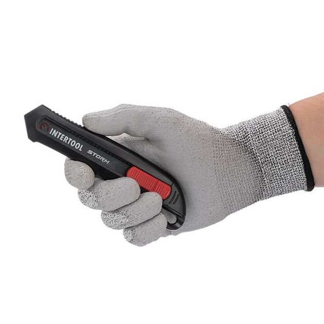 Сегментный нож 18мм Storm INTERTOOL HT-0514, фото , изображение 7 | SNABZHENIE.com.ua