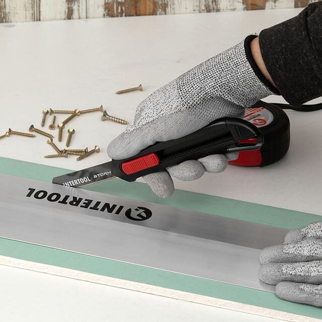 Сегментный нож 18мм Storm INTERTOOL HT-0514, фото , изображение 9 | SNABZHENIE.com.ua