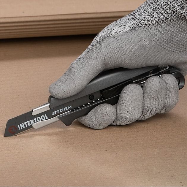 Комплект лезвий сегментних 18 мм, 7 сегментів, сталь SK2H, 10 шт/уп., Storm INTERTOOL HT-0565, фото , зображення 9 | SNABZHENIE.com.ua Комплект лезвий сегментних 18 мм, 7 сегментів, сталь SK2H, 10 шт/уп., Storm INTERTOOL HT-0565, фото , зображення 9 | SNABZHENIE.com.ua