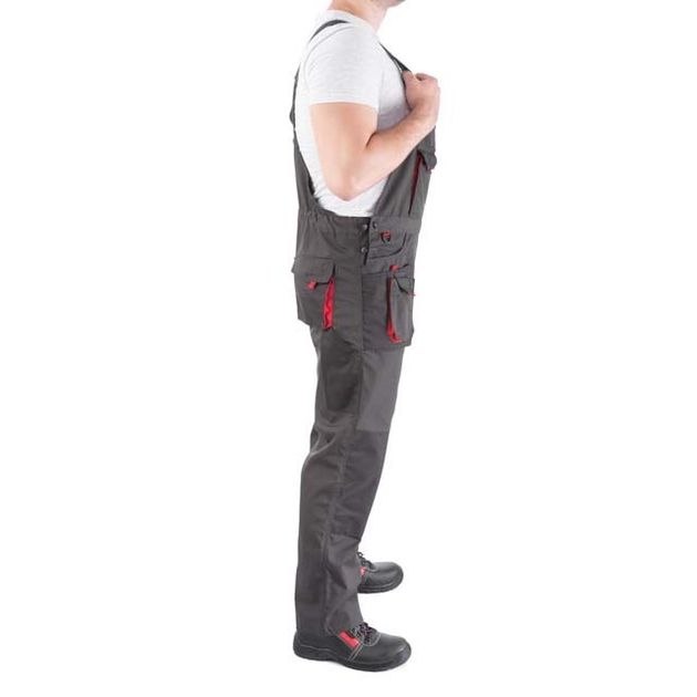 Полукомбинезон рабочий INTERTOOL SP-3026, 80% п/э, 20% хл, XXL, фото , изображение 4 | SNABZHENIE.com.ua Полукомбинезон рабочий INTERTOOL SP-3026, 80% п/э, 20% хл, XXL, фото , изображение 4 | SNABZHENIE.com.ua