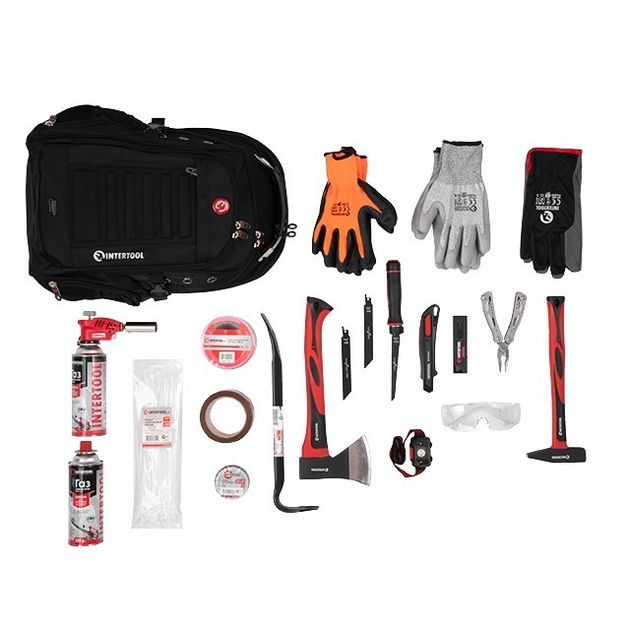 Набор для экстренных ситуаций INTERTOOL BX-1007, фото , изображение 2 | SNABZHENIE.com.ua