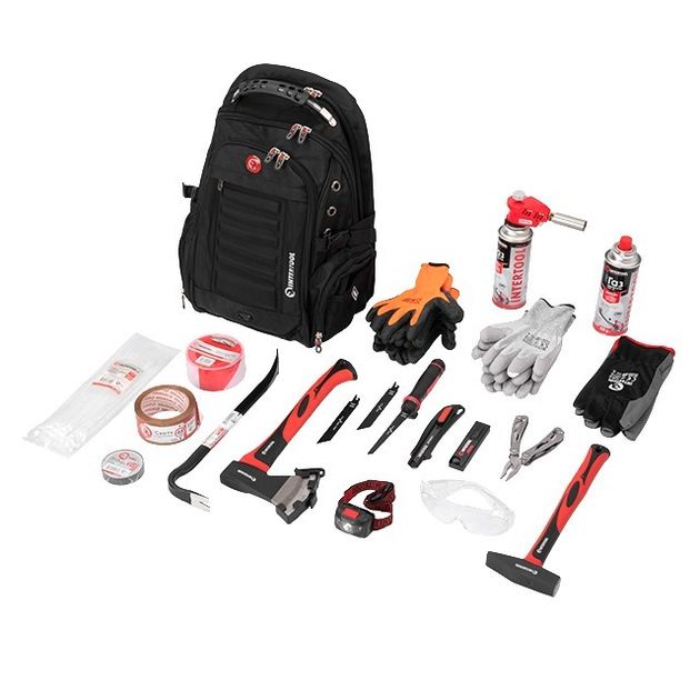 Набор для экстренных ситуаций INTERTOOL BX-1007, фото  | SNABZHENIE.com.ua