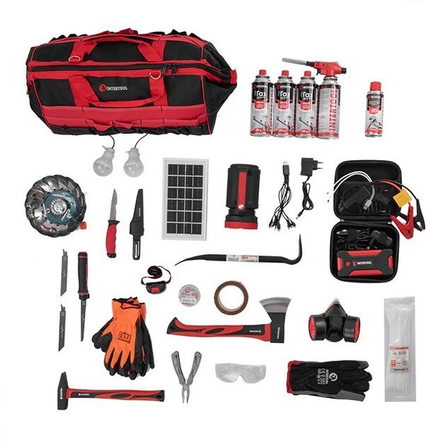 Набір для виживання Стандарт INTERTOOL BX-1009, фото , зображення 2 | SNABZHENIE.com.ua