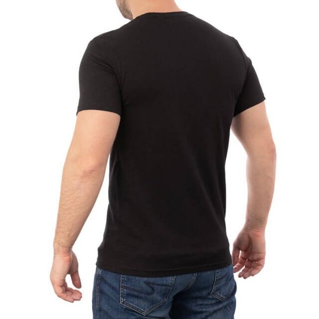 Футболка черная XL 100% хлопок INTERTOOL SP-2204, фото , изображение 4 | SNABZHENIE.com.ua Футболка черная XL 100% хлопок INTERTOOL SP-2204, фото , изображение 4 | SNABZHENIE.com.ua