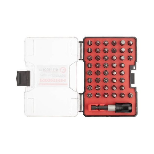Набор отверточных насадок INTERTOOL VT-3373, 45 ед., фото , изображение 2 | SNABZHENIE.com.ua