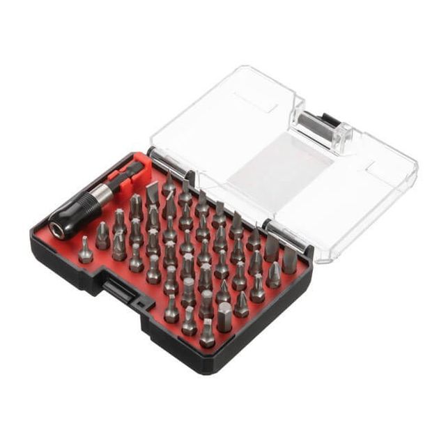 Набор отверточных насадок INTERTOOL VT-3373, 45 ед., фото , изображение 3 | SNABZHENIE.com.ua