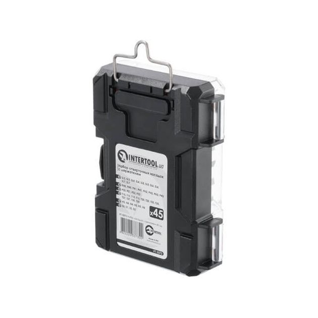 Набор отверточных насадок INTERTOOL VT-3373, 45 ед., фото , изображение 7 | SNABZHENIE.com.ua