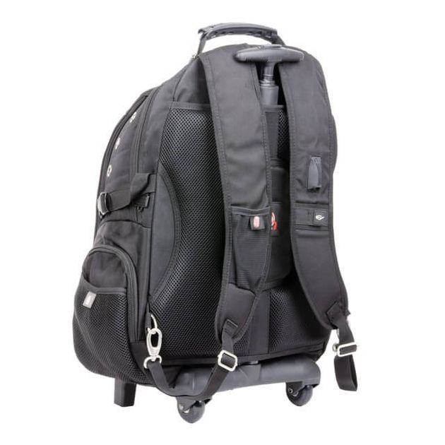Рюкзак дорожній, 3 відділення, 30 л, на колесах з телескопічною ручкою INTERTOOL BX-9024, фото , зображення 5 | SNABZHENIE.com.ua Рюкзак дорожній, 3 відділення, 30 л, на колесах з телескопічною ручкою INTERTOOL BX-9024, фото , зображення 5 | SNABZHENIE.com.ua