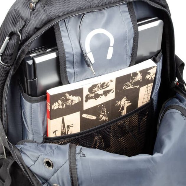 Рюкзак дорожній, 3 відділення, 30 л, на колесах з телескопічною ручкою INTERTOOL BX-9024, фото , зображення 7 | SNABZHENIE.com.ua Рюкзак дорожній, 3 відділення, 30 л, на колесах з телескопічною ручкою INTERTOOL BX-9024, фото , зображення 7 | SNABZHENIE.com.ua