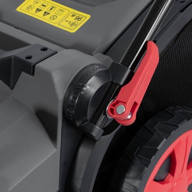 Газонокосилка електрична INTERTOOL DT-2265, 1800 Вт, 230 В, 3200 об/хв, ширина захвату 400 мм, висота срезу 25-75 мм, контейнер 40 літрів., фото , зображення 8 | SNABZHENIE.com.ua Газонокосилка електрична INTERTOOL DT-2265, 1800 Вт, 230 В, 3200 об/хв, ширина захвату 400 мм, висота срезу 25-75 мм, контейнер 40 літрів., фото , зображення 8 | SNABZHENIE.com.ua