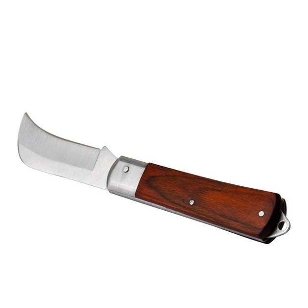 Складной изогнутый нож электрика INTERTOOL HT-0561, фото , изображение 4 | SNABZHENIE.com.ua