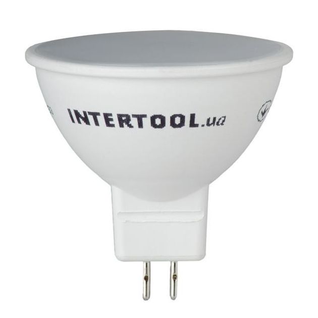 Светодиодная лампа LED 5 Вт, GU5.3, 220 В INTERTOOL LL-0202, фото  | SNABZHENIE.com.ua