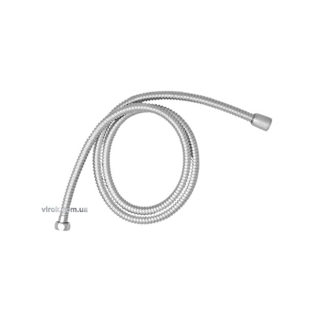 Шланг душовий з металевою гофрою VOREL, l=1,5 м, нержавіюча сталь [30/60], фото  | SNABZHENIE.com.ua