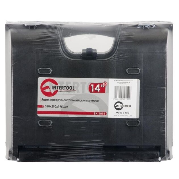Ящик инструментальный INTERTOOL BX-4014, 14, 360*290*195 мм, фото , изображение 2 | SNABZHENIE.com.ua