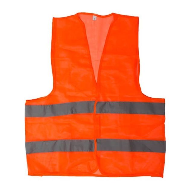 Жилет сигнальний оранжевий XL (60*70 см), 60 гр/м² INTERTOOL SP-2022, фото  | SNABZHENIE.com.ua