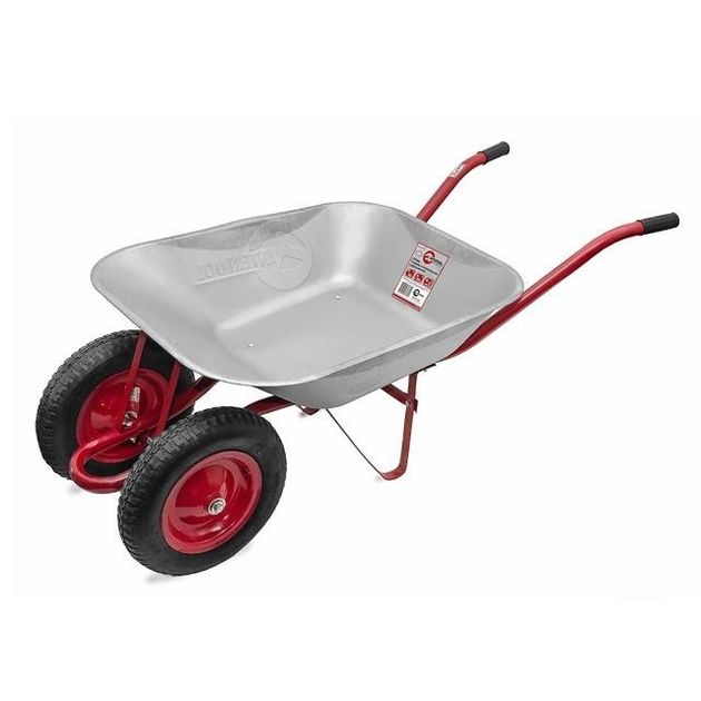 Садовая тачка INTERTOOL WB-0823, 85 л, 150 кг, 2 пневмоколеса, фото  | SNABZHENIE.com.ua