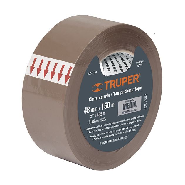 Герметичный скотч медный TRUPER, 40 м х 48 мм (CCA-40), фото  | SNABZHENIE.com.ua
