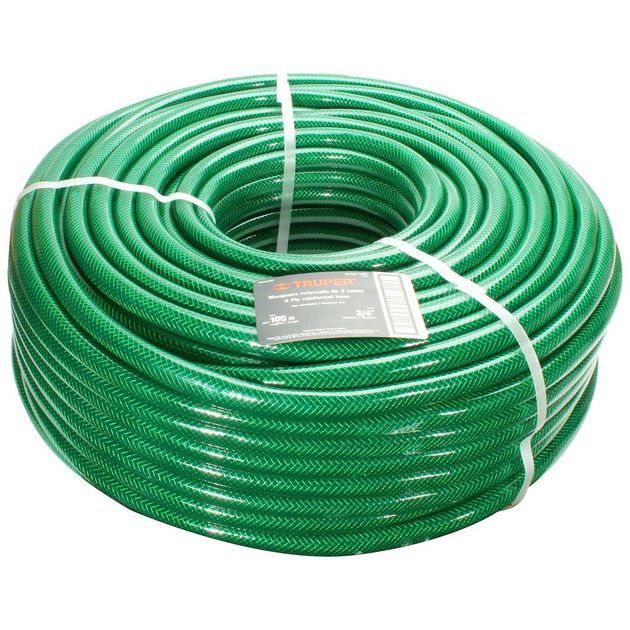 Шланг Комфорт 3/4", 100 м, 3-слойный TRUPER (MAN-3/4R), фото  | SNABZHENIE.com.ua