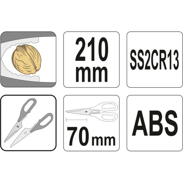 Кухонные многофункциональные ножницы, фото , изображение 4 | SNABZHENIE.com.ua