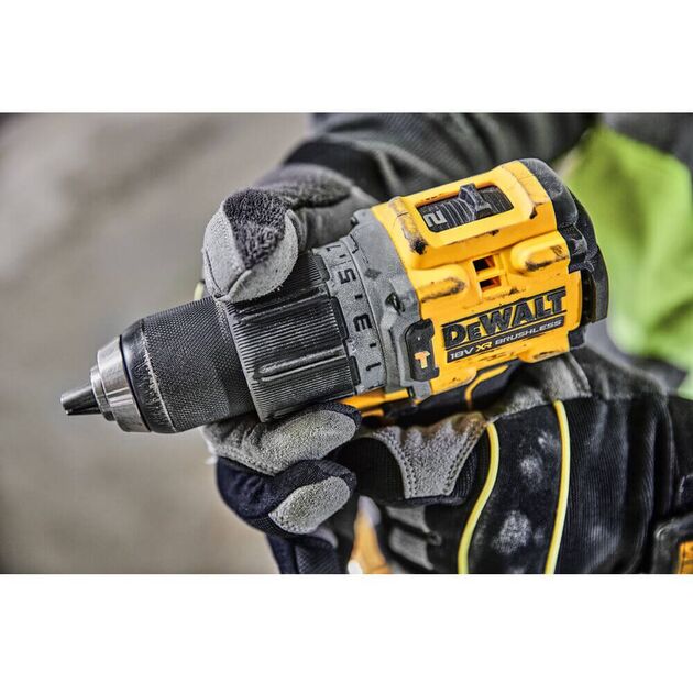 Дрель-шуруповерт акумуляторна безщіткова ударна DeWALT DCD805E1T, фото , зображення 10 | SNABZHENIE.com.ua Дрель-шуруповерт акумуляторна безщіткова ударна DeWALT DCD805E1T, фото , зображення 10 | SNABZHENIE.com.ua