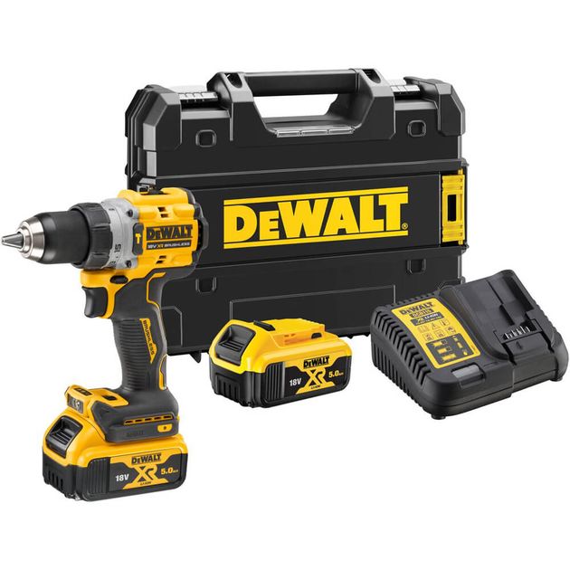 Дрель-шуруповерт акумуляторна безщіткова ударна DeWALT DCD805P2T, фото  | SNABZHENIE.com.ua