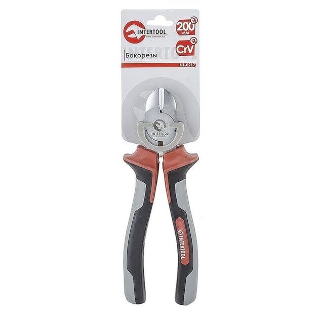 Бокорізи 200мм CrV з ізольованими ручками INTERTOOL NT-0217, фото , зображення 2 | SNABZHENIE.com.ua