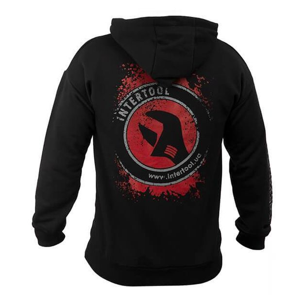 Худи черный трикотаж XXL INTERTOOL арт. 8862, фото , изображение 3 | SNABZHENIE.com.ua Худи черный трикотаж XXL INTERTOOL арт. 8862, фото , изображение 3 | SNABZHENIE.com.ua