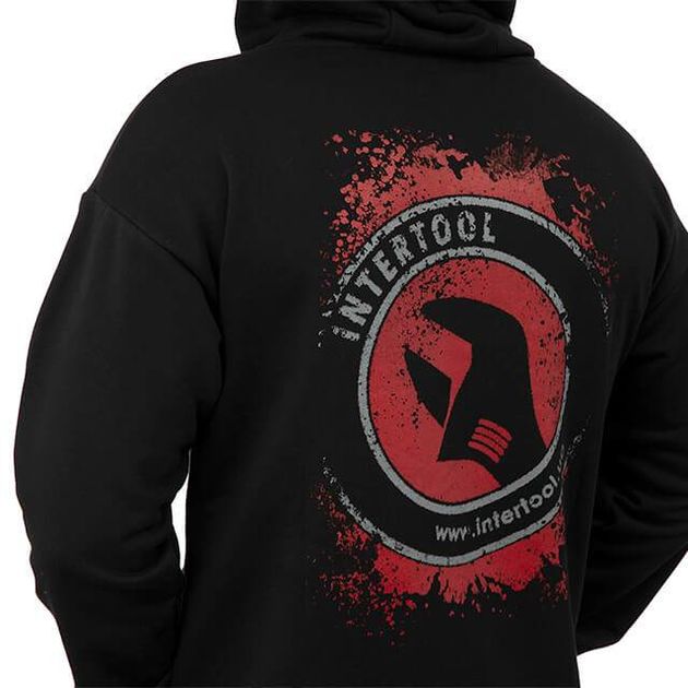 Худи черный трикотаж XXL INTERTOOL арт. 8862, фото , изображение 4 | SNABZHENIE.com.ua Худи черный трикотаж XXL INTERTOOL арт. 8862, фото , изображение 4 | SNABZHENIE.com.ua