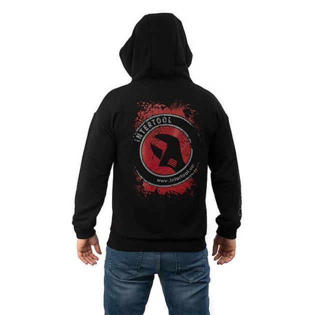 Худи черный трикотаж XXL INTERTOOL арт. 8862, фото , изображение 8 | SNABZHENIE.com.ua Худи черный трикотаж XXL INTERTOOL арт. 8862, фото , изображение 8 | SNABZHENIE.com.ua