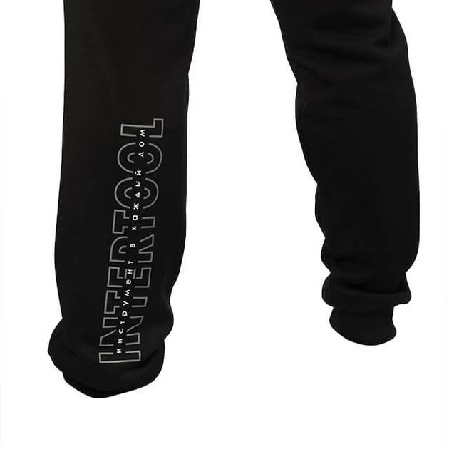 Брюки черные трикотажные XL INTERTOOL SP-4009, фото , изображение 4 | SNABZHENIE.com.ua Брюки черные трикотажные XL INTERTOOL SP-4009, фото , изображение 4 | SNABZHENIE.com.ua