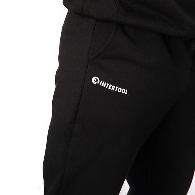Брюки черные трикотажные XL INTERTOOL SP-4009, фото , изображение 5 | SNABZHENIE.com.ua Брюки черные трикотажные XL INTERTOOL SP-4009, фото , изображение 5 | SNABZHENIE.com.ua