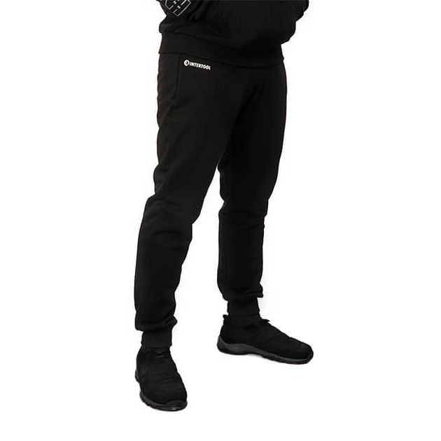 Брюки черные трикотажные XL INTERTOOL SP-4009, фото , изображение 7 | SNABZHENIE.com.ua Брюки черные трикотажные XL INTERTOOL SP-4009, фото , изображение 7 | SNABZHENIE.com.ua