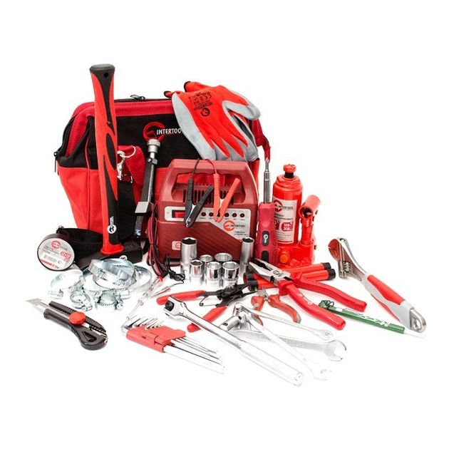 Инструментальный набор для автомобиля INTERTOOL BX-1002, фото  | SNABZHENIE.com.ua